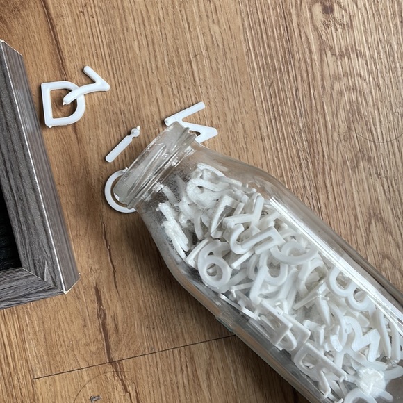 Wooden letter board, mini display board press on letters - Picture 3 of 7